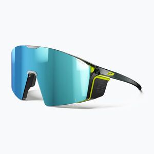 Napszemüveg Julbo Edge Cover Polarized HD matte fluorescent yellow/shiny transparent black (Edge Cover Polarized J5889515) kép