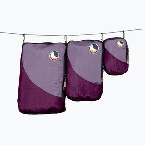 Szerokie etui na akcesoria Ticket To The Moon Travel Cube Set 3 pcs. plum/lavender (Travel Cube Set TMTCSET7887) kép