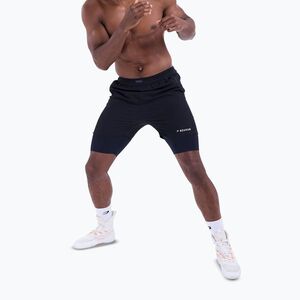 Férfi edző rövidnadrág BOXRAW Sparring Club 2-in-1 black (Sparring Club 2-in-1 BXRW-SPCL2S-B) kép