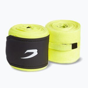 Boxkesztyű kötések BOXRAW Hand Wraps 450 cm yellow (Hand Wraps BXRW-HWV3-4.5-NEON YELLOW) kép