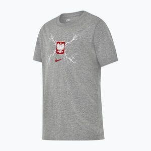 Nike Graphic Poland sötétszürke melírozott gyerek focimez (Graphic Poland IQ7706-063) kép