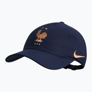 Gyerek ellenzős sapka Nike Club France Poly blackened blue (Club France Poly IQ7521-498) kép