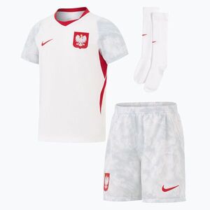Gyerek focimez szett Nike Dri-Fit Poland Stadium Home Kit white/field silver (Dri-Fit Poland Stadium Home Kit IQ4180-100) kép