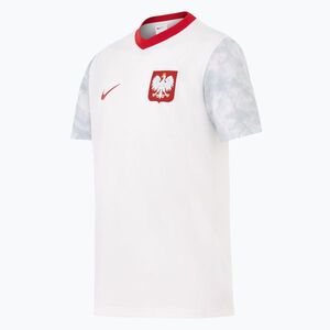 Gyerek focimez Nike Dri-Fit Poland Home 2026 white/field silver (Dri-Fit Poland Home SS 2026 IO8591-100) kép