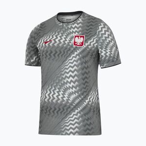 Férfi focimez Nike Dri-Fit Poland Pre-Match 2026 pure platinum/cool grey (Dri-Fit Poland Pre-Match SS 2026 IO8513-043) kép