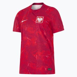 Női focimez Nike Dri-Fit Poland Stadium Away 2026 noble red/sport red (Dri-Fit Poland Stadium Away 2026 IO8565-663) kép