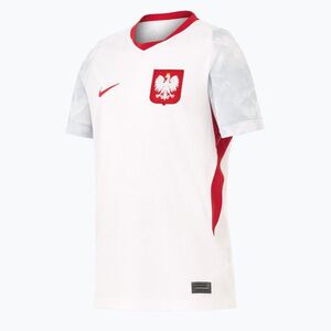 Gyerek focimez Nike Dri-Fit Poland Stadium Home 2026 white/field silver (Dri-Fit Poland Stadium Home 2026 IO8593-100) kép
