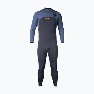 Férfi úszóruha Xcel Comp+ 4/3 mm Full black/blue nights (Comp+ 4/3mm Full MN43CPC4-BLN) kép