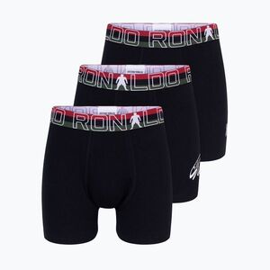 Gyermek boxer nadrág CR7 Trunk 3 pairs black (Trunk 300-8403-51-2407) kép