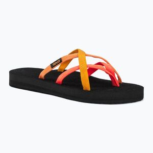 Női papucs Teva Olowahu neon coral multi (Olowahu 6840-NNCR-5) kép