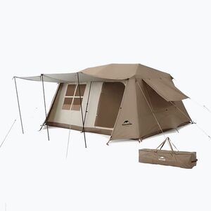Kempingsátor 4-osobowy Naturehike Village 13 Ridge Ultimate Edition brown/ti black (Village 13 Ridge Ultimate Edition CNH22ZP004) kép