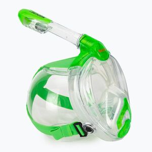 Gyermek teljes arcot fedő búvármaszk sznorkelezéshez SEAC Libera lime transparent/lime (Libera 170-20LT/SKL) kép