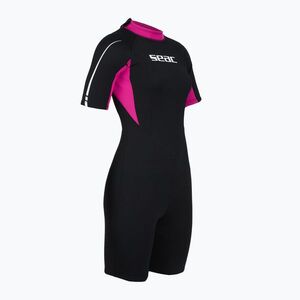 Női úszóruha SEAC Shorts Relax 2.2 mm black/pink (Relax 2.2 mm 1-40) kép