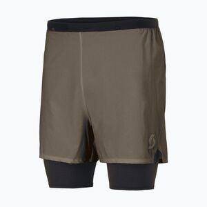 Férfi futóshort SCOTT Hybrid Endurance Tech wood grey/black (Hybrid Endurance Tech 422780) kép