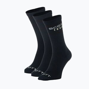 Zokni SCOTT Retro Casual Crew 3 pairs dark blue (Retro Casual Crew 420111) kép