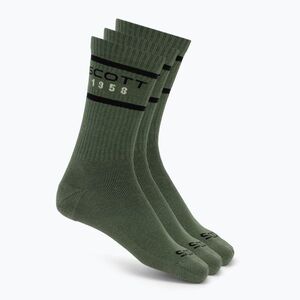 Zokni SCOTT Retro Casual Crew 3 pairs tranguil green (Retro Casual Crew 420111) kép