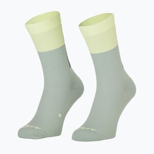 Zokni SCOTT Block Stripe Crew spray grey/acid yellow (Block Stripe Crew 409453) kép