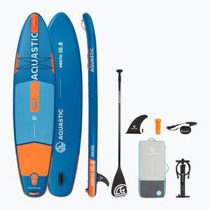 Szett deszka SUP felfújható AQUASTIC Perth 10'8" allround kék (Perth 10'8" allround AQS-B5I018-BL) kép