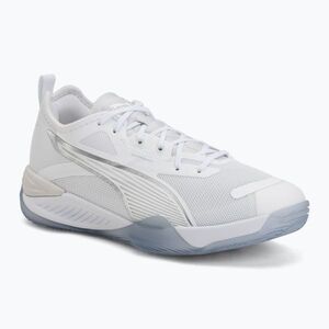 Kézilabdacipő PUMA Eliminate NITRO 4 puma white/puma silver (Eliminate NITRO 4 108439 02) kép