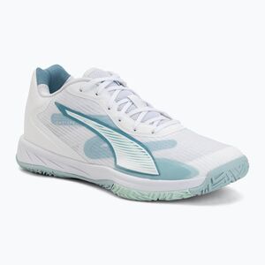 Kézilabdacipő PUMA Accelerate Pro 4 Game On puma white/baltic sea blue/fresh water (Accelerate Pro 4 Game On 108891 02) kép