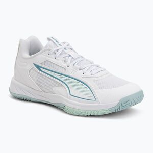 Kézilabdacipő PUMA Accelerate Pro 4 Game On puma white/baltic sea blue/fresh water (Accelerate Pro 4 Game On) kép