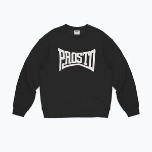 Férfi pulóver PROSTO Ever Crewneck black (Ever Crewneck KL261MSWE1042) kép