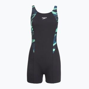 Női egyrészes fürdőruha Speedo HyperBoom Splice Legsuit dark teal (HyperBoom Splice Legsuit 8-1230516009) kép