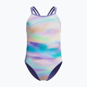 Gyerek egy részes fürdőruha Speedo Printed Twinstrap purple fog (Printed Twinstrap 8-00313618831) kép