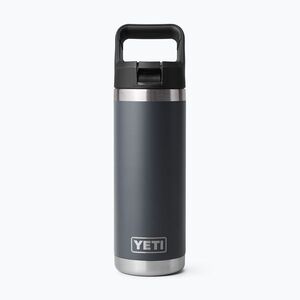 Termosz palack YETI Rambler C Straw 532 ml charcoal (Rambler C Straw 70000006288) kép