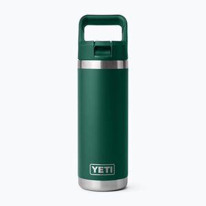 Termosz palack YETI Rambler C Straw 532 ml black forest green (Rambler C Straw 70000004233) kép