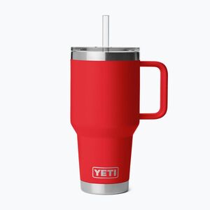 Termoszbögre YETI Rambler Straw 1000 ml rescue red (Rambler Straw 70000003652) kép