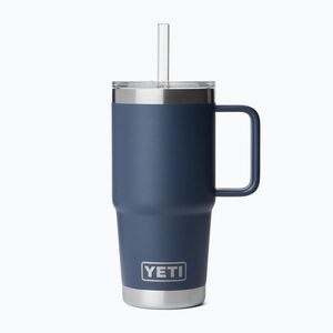 Termoszbögre YETI Rambler Straw 739 ml navy (Rambler Straw 70000002294) kép