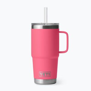 Termoszbögre YETI Rambler Straw 739 ml tropical pink (Rambler Straw 70000002872) kép
