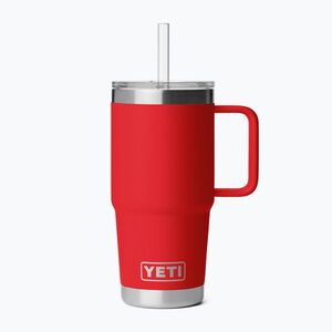 Termoszbögre YETI Rambler Straw 739 ml rescue red (Rambler Straw 70000003411) kép