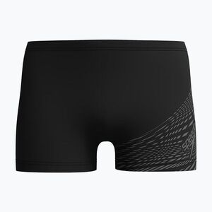 Férfi úszó boxer nadrág Speedo Medley Logo Aquashort black/usa charcoal (Medley Logo Aquashort 8-1135415452) kép