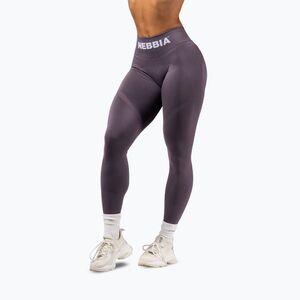 Női edzőleggingsek NEBBIA Flow Seamless Push-Up dark grey (Flow Seamless Push-Up 4961010) kép