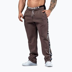 Férfi edzőnadrág NEBBIA Hero brown (Hero 2962830) kép