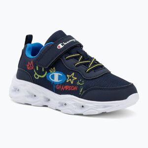 Gyermekcipő Champion Funfair Print B PS Low Cut new navy/bright atomic teal (Funfair Print B PS Low Cut S33135) kép