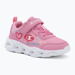 Gyermekcipő Champion Funfair Print G PS Low Cut blue burgundy/flash/fluorescent pink (Funfair Print G PS Low Cut S33233) kép