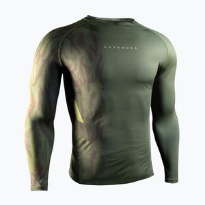 Férfi hosszú ujjú rashguard Hayabusa Apex Rash Guard green (Apex Rash Guard ARG-LS-GR) kép