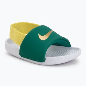 Nike Kawa gyerek papucs malachite/sonic yellow (Kawa FJ8811-301) kép