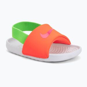 Gyerek papucs Nike Kawa total orange/green strike (Kawa FJ8811-803) kép