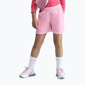 Nike Sportswear Club Fleece gyerek rövidnadrág med soft pink/med soft pink/white (Sportswear Club Fleece FD2919-690) kép
