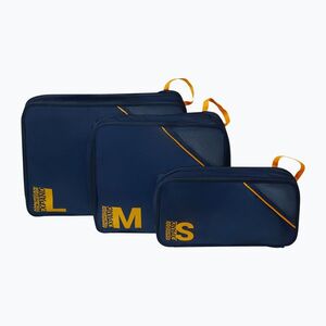 Szerokie etui na akcesoria American Tourister Packing S/M/L 3 pcs. navy/orange (Packing S/M/L 159211-6032) kép