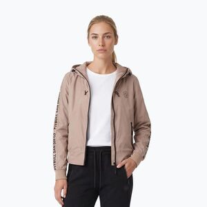 Női kabát Pitbull Aaricia Stripes Nylon Hooded dark sand (Aaricia Stripes Nylon Hooded 536001270001) kép