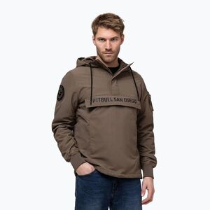 Férfi kabát Pitbull Meandro Kangaroo dark brown (Meandro Kangaroo 526025860001) kép