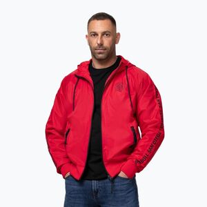 Férfi kabát Pitbull Athletic Tape Nylon Hooded red (Athletic Tape Nylon Hooded 526024450001) kép