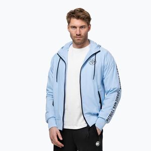 Férfi kabát Pitbull Athletic Tape Nylon Hooded light blue (Athletic Tape Nylon Hooded 526024510001) kép