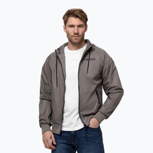 Férfi kabát Pitbull Athletic Logo Nylon Hooded taupe (Athletic Logo Nylon Hooded 526023870001) kép