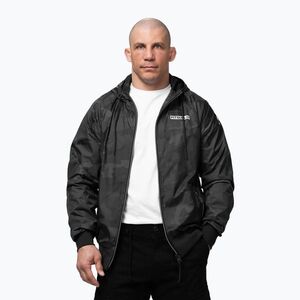 Férfi kabát Pitbull Athletic Logo Nylon Hooded black (Athletic Logo Nylon Hooded 526023901501) kép